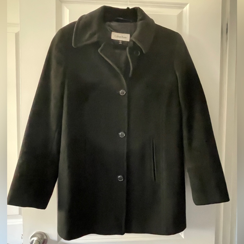 👽 Black peacoat